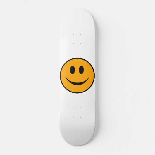 glimlachen Face Emoji Persoonlijk Skateboard (Voorkant)