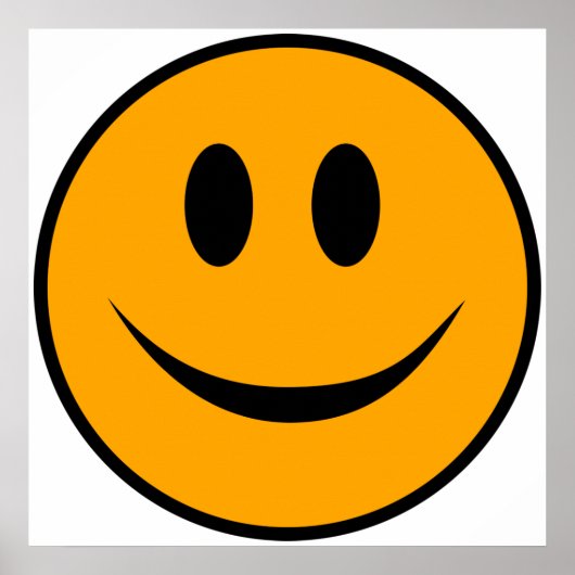 glimlachen Face Emoji Poster (Voorkant)