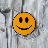 glimlachen Face Emoji Ronde Button 4,0 Cm (In situ)