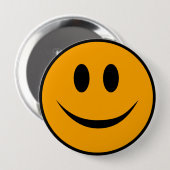 glimlachen Face Emoji Ronde Button 4,0 Cm (Voorkant /achterkant)