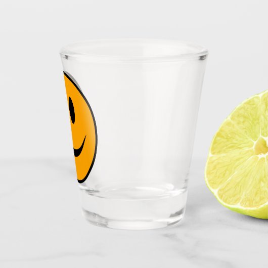 glimlachen Face Emoji Shot Glas (Rechts)