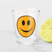 glimlachen Face Emoji Shot Glas (Voorkant)
