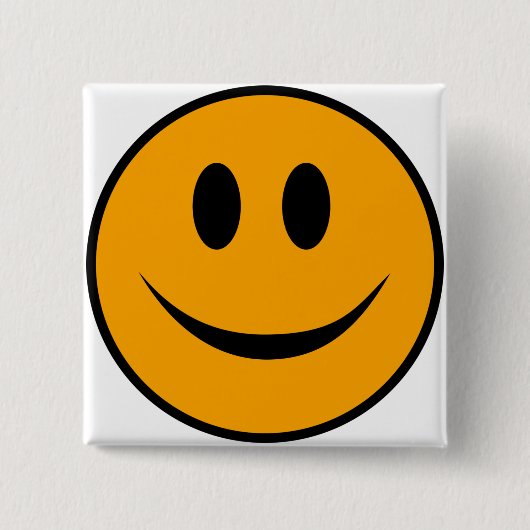 glimlachen Face Emoji Vierkante Button 5,1 Cm (Voorkant)
