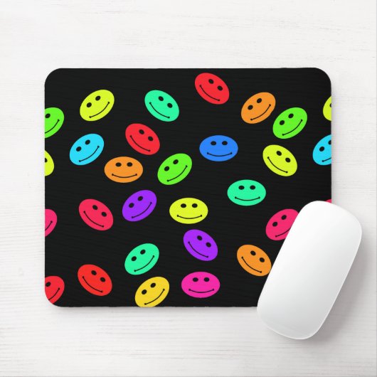 glimlachen Face Mousepad Muismat (Met muis)