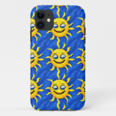 glimlachen Face Sunny Sun Case-Mate iPhone Case (Achterkant)
