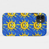glimlachen Face Sunny Sun Case-Mate iPhone Case (Achterkant (horizontaal))
