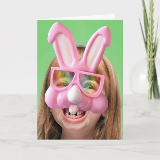 glimlachen feestdagen kaart (Voorkant)