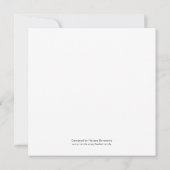 glimlachen Gepersonaliseerde kinderen Birthday Inv Kaart (Achterkant)