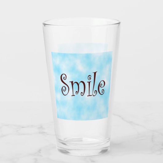 glimlachen glas (Achterkant)