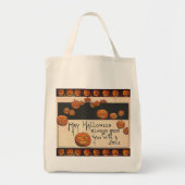  glimlachen Halloween Jack o'Lantern Tote Bag (Voorkant)