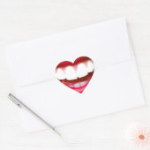 glimlachen hart sticker (Envelop)