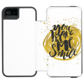 glimlachen incipio iPhone portemonnee hoesje (Agenda Open)