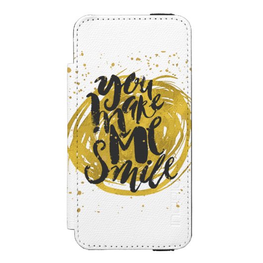 glimlachen incipio iPhone portemonnee hoesje (Voorkant Agenda)