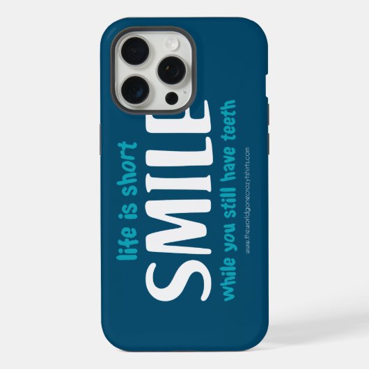 glimlachen iPhone hoesje (Achterkant)