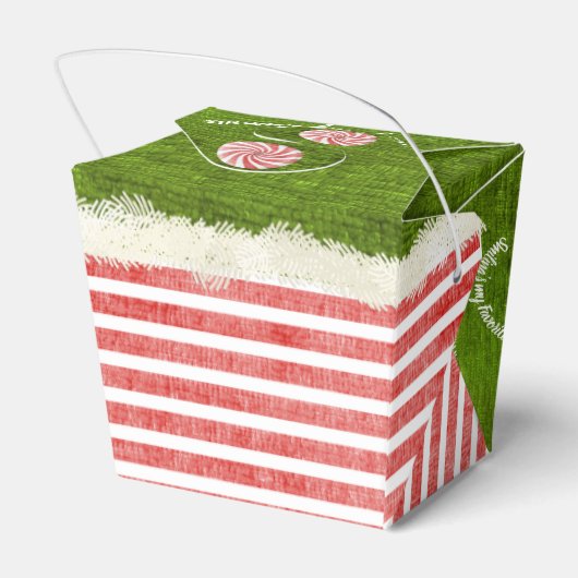 "Glimlachen is mijn favoriet" Christmas Elf Fun Qu Bedankdoosjes (Achterkant)