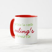 Glimlachen is mijn favoriete Mok (Voorkant links)