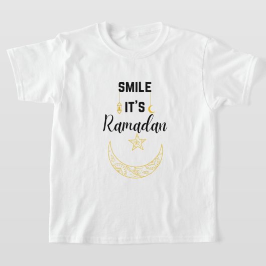 glimlachen is ramadan kareem islam voor moslims t-shirt (Laagn)