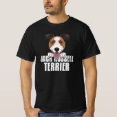 glimlachen Jack Russell Terrier T-shirt (Voorkant)