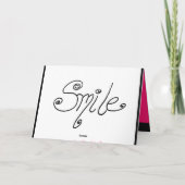 glimlachen kaart (Achterkant)