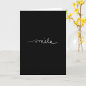 glimlachen kaart (Gele Bloem)