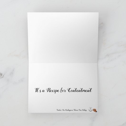 glimlachen kaart (Binnen)