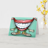 glimlachen kaart (Gele Bloem)