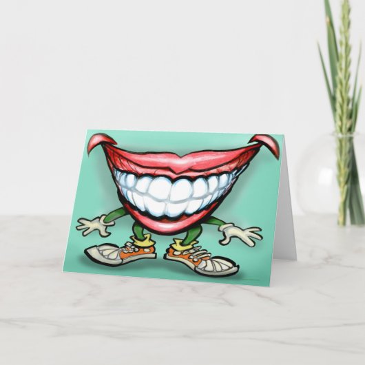 glimlachen kaart (Voorkant)