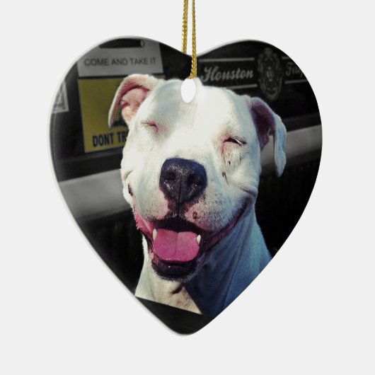 glimlachen keramisch ornament (Rechts)