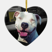 glimlachen keramisch ornament (Voorkant)