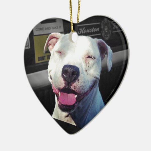 glimlachen keramisch ornament (Links)