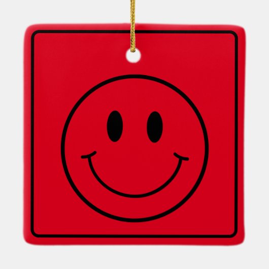 glimlachen keramisch ornament (Achterkant)