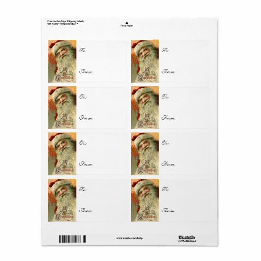  glimlachen kerstcadeaulabels voor kerstmis etiket (Full Sheet)