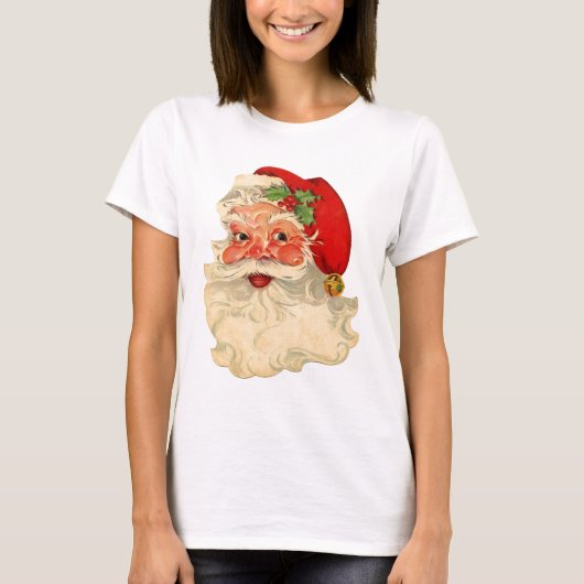 glimlachen kerstfeestdag cadeau t-shirt (Voorkant)