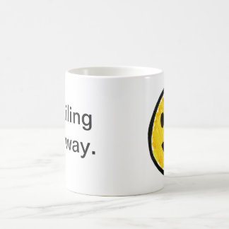 glimlachen koffiemok