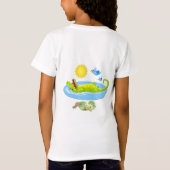 glimlachen krokodillenleeftijd Birthday T-shirt (Achterkant)