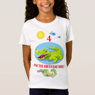 glimlachen krokodillenleeftijd Birthday T-shirt