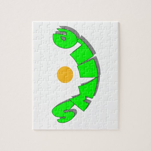 glimlachen legpuzzel (Verticaal)