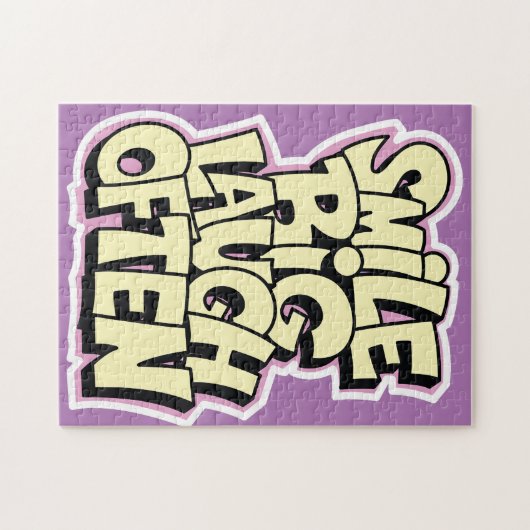 glimlachen legpuzzel (Horizontaal)