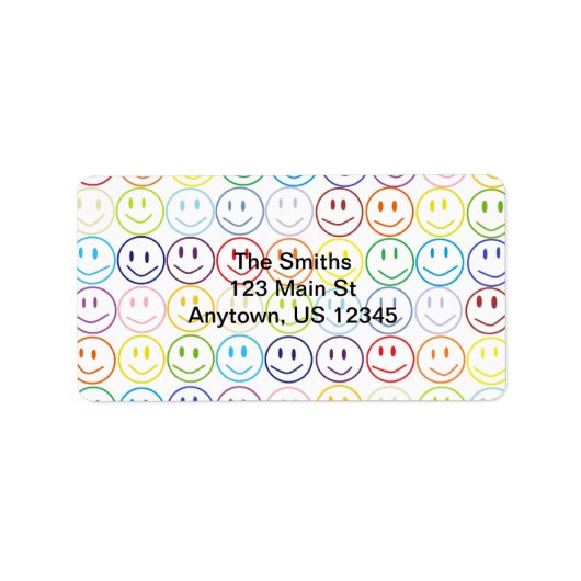 glimlachen maakt niet uit wat labels zijn (Voorkant)