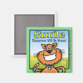 glimlachen magneet (Voorkant / Achterkant)