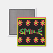 glimlachen magneet (Voorkant / Achterkant)