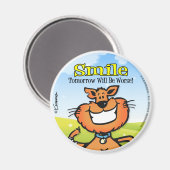 glimlachen magneet (Voorkant / Achterkant)