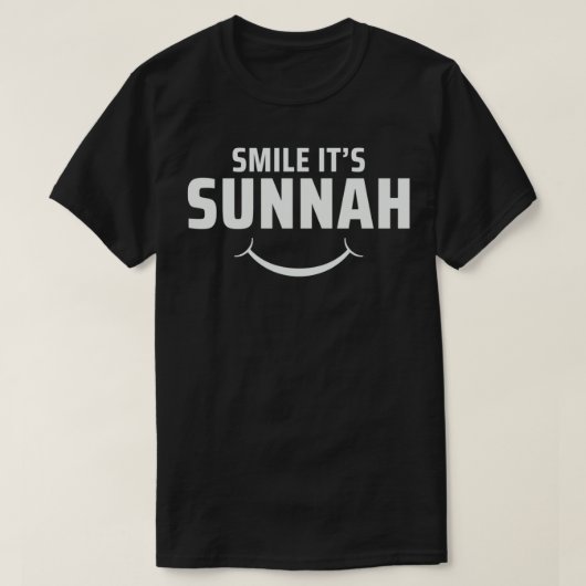 glimlachen met de islamitische kunst van sunnah 7 t-shirt (Design voorkant)