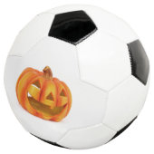 glimlachen met Pumpkin Jack O Lantern Halloween Voetbal (Drie kwart)