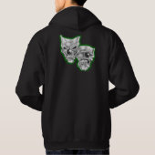 glimlachen nu, huilen later hoodie (Achterkant)