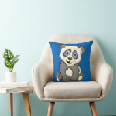 glimlachen op het Panda-plein Pillow Kussen (Stoel)