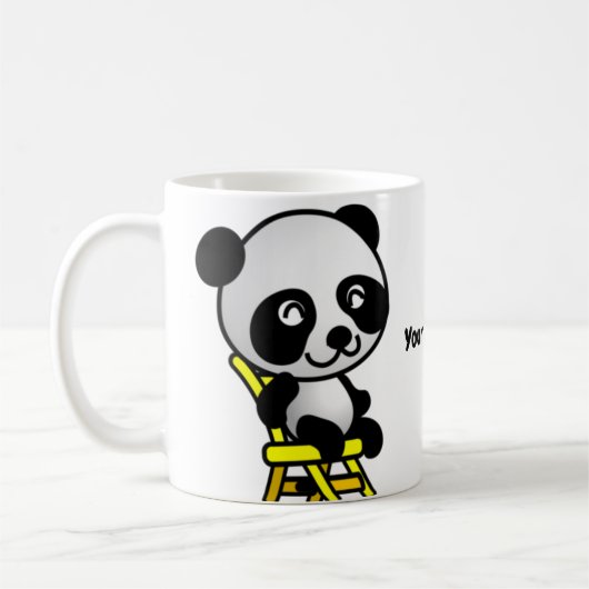 glimlachen Panda Koffiemok (Links)