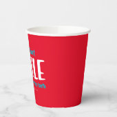 glimlachen papieren bekers (Links)