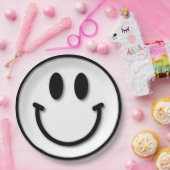 glimlachen papieren bordje (Feest)