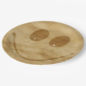 glimlachen papieren bordje (Gekanteld)